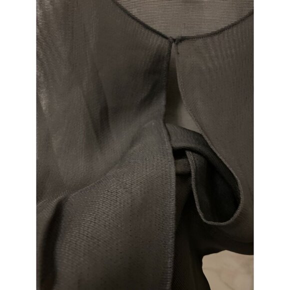 Eileen Fisher Vtg 90s Transparent Avantgarde Italian Viscose Knit Mesh Cardigan - Picture 5 of 8